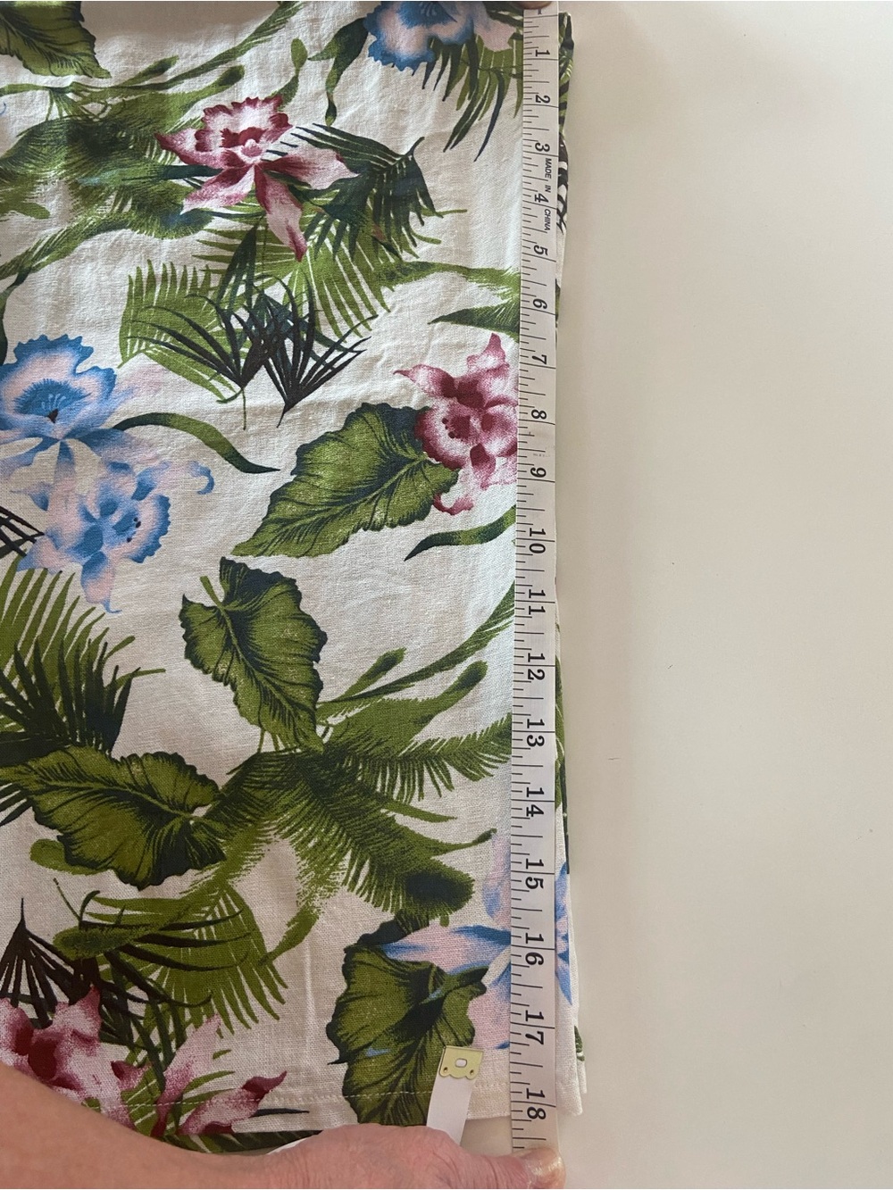 One Clothing tropical jumpsuit cropped leg linen blend sz S never worn - Picture 5 of 9